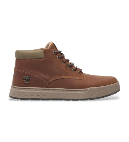 TB0A69FNEJD1 Maple Grove Mid chaussures en cuir marron (41), Plat, Lacets, Casuel, Durable - Timberland - Modalova