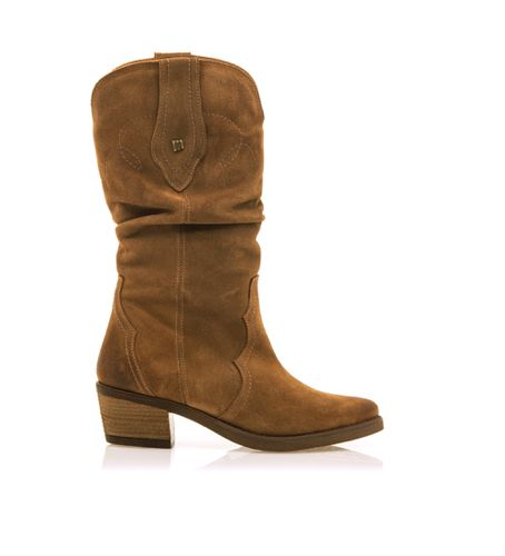 Bottes en cuir Teo Brown (36), Marron, 5 à 8 cm, Aucun, Casuel - MTNG - Modalova