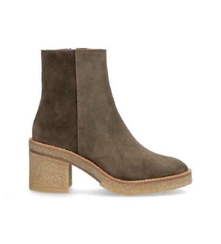 Bottines en cuir Janis (37), Marron, 5 à 8 cm, Fermeture éclair, Casuel - Alpe - Modalova