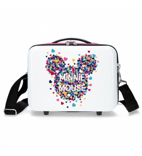 Garçon. 3673967 Trousse de toilette Minnie Magic en ABS, coeurs adaptables au chariot -29x21x15cm (OSFA), Bla - Joumma Bags - Modalova