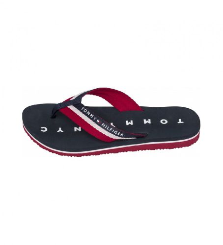 FW0FW02370 Tommy Loves NY tongs (38), Plat, 1 à 3 cm, Aucun, Casuel, Beachwear - Tommy Hilfiger - Modalova