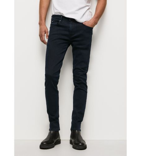 Til mænd. PM206321BB3 Finsbury Fit Skinny Jeans Low Rise Low Rise Navy (32/32), Casual, Bomuld, Denim, Blå - Pepe Jeans - Modalova