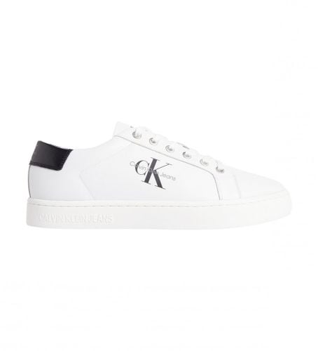 Til mænd. YM0YM00491 Sneakers i genbrugslæder (41), Fast, Blonder, Casual, Bæredygtig - Calvin Klein Jeans - Modalova