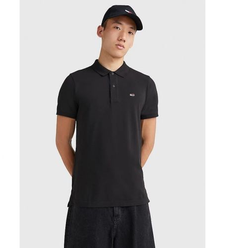 Til mænd. DM0DM15370 Pure Cotton Slim Polo shirt (XS), Casual, Korte ærmer, Økologisk bomuld, Bæredygtig - Tommy Jeans - Modalova