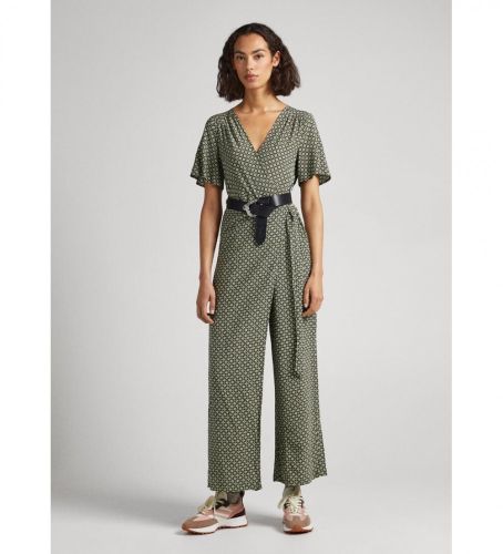 Til kvinder. PL230462 Fama jumpsuit (L), Casual, Viscose, Korte ærmer, Bæredygtig - Pepe Jeans - Modalova