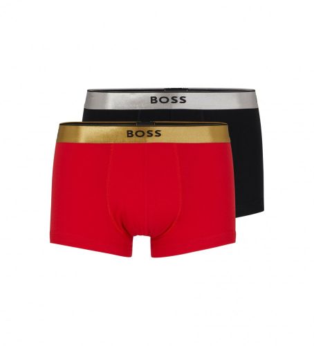 Til mænd. 50499449 Pakke med 2 boxershorts Co , (S), Afslappet, Bomuld - BOSS - Modalova