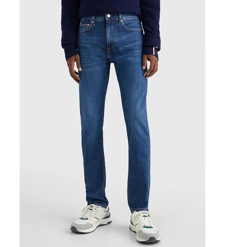 Til mænd. MW0MW18279 Bleecker TH Flex faded skinny jeans (32/35), Casual, Bomuld, Denim, Bæredygtig - Tommy Hilfiger - Modalova