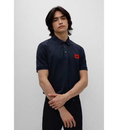 Til mænd. 50466202 Dereso marine polo shirt (L), Casual, Bomuld, Korte ærmer, Blå - HUGO - Modalova