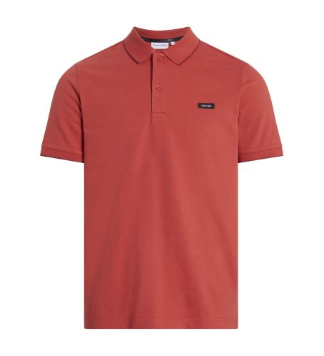 Til mænd. K10K112751 Polo Stretch Pique Tipping (S), Casual, Klassisk, Korte ærmer, Økologisk bomuld, Bæredygtig - Calvin Klein - Modalova