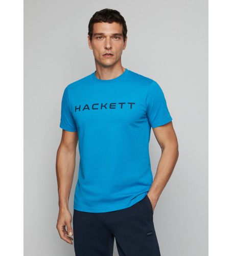 Til mænd. HM500713 Essential T-shirt (S), Casual, Bomuld, Korte ærmer, Bæredygtig - Hackett London - Modalova