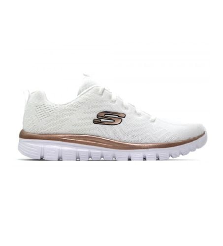 Til kvinder. 12615 Træningssko Graceful Get Connected (35), Stof, Fast, Blonder, Casual, Sport - Skechers - Modalova