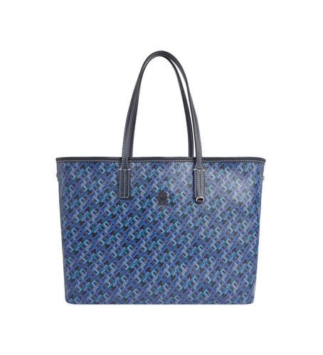 Til kvinder. AW0AW15971 Monoplay tote bag (OSFA), Casual, Bomuld - Tommy Hilfiger - Modalova