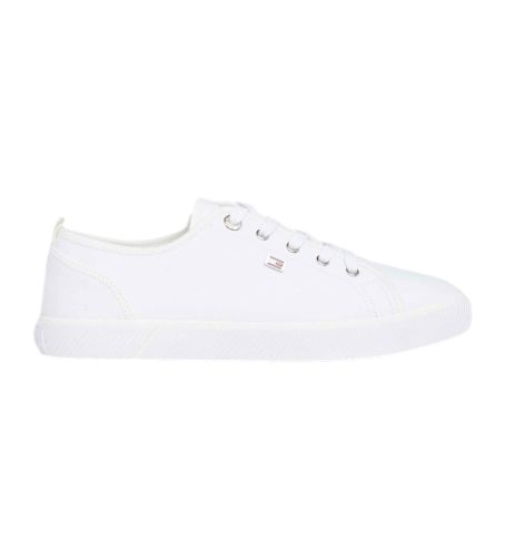 Til kvinder. FW0FW08063 Sneakers i lærred (41), Stof, Fast, Blonder, Casual - Tommy Hilfiger - Modalova