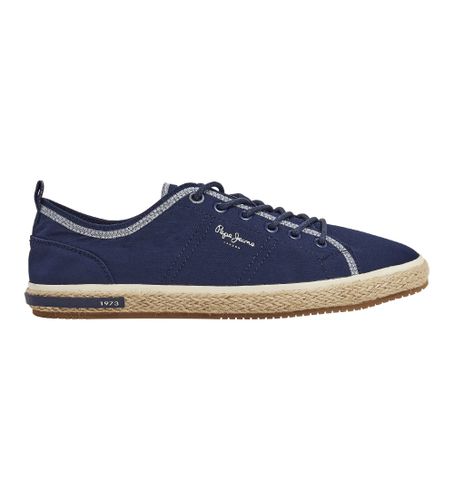 Til mænd. PMS10321 Træningssko Samoa Smart navy (41), Stof, Fast, Blonder, Casual, Blå - Pepe Jeans - Modalova