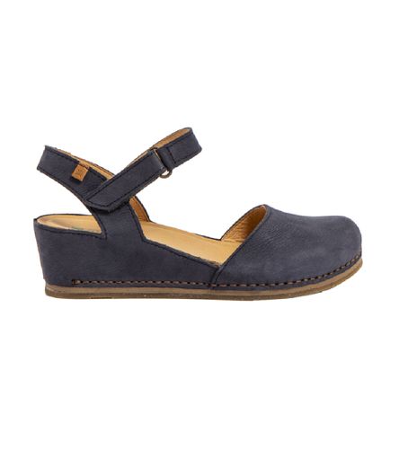 Til kvinder. 2585011NF005_0B0 Sandaler N5850 Picual navy -Højde kile 5cm (37), 5-8 cm, Velcro, Casual, Blå - El Naturalista - Modalova