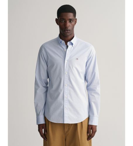 Til mænd. 3000102 Slim fit poplin-skjorte (S), Casual, Bomuld, Klassisk, Lange ærmer - Gant - Modalova
