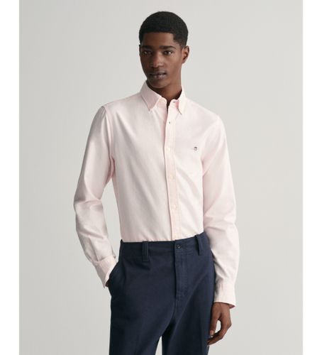 Til mænd. 3000202 Slim Fit Oxford-skjorte (M), Casual, Party, Bomuld, Klassisk, Lange ærmer, Bæredygtig - Gant - Modalova