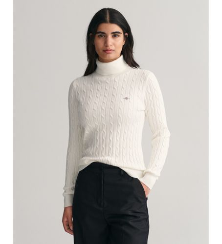 Til kvinder. 4800102 Eights strikket pullover med svanehals i stretchbomuld (L), Casual - Gant - Modalova