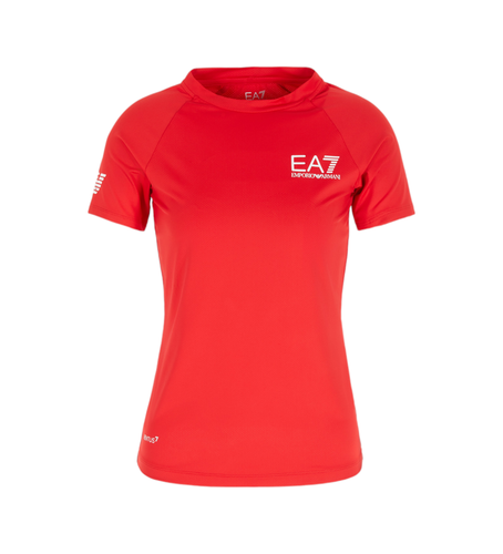 Til kvinder. 8NTT70_TJEMZ Sport T-shirt (3XL), Multisport, Polyester, Korte ærmer - EA7 - Modalova