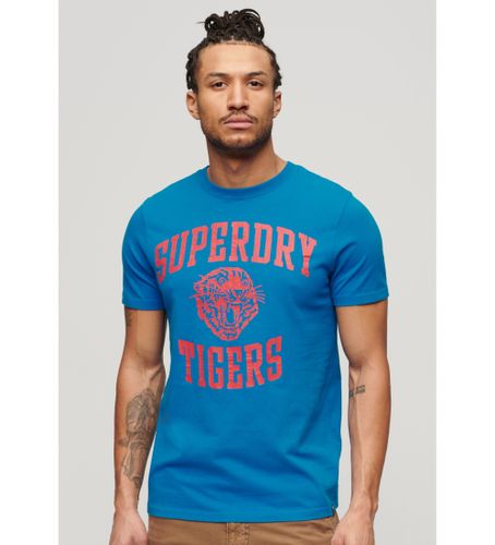 Til mænd. M1011899A Field Athletic T-shirt (M), Casual, Bomuld, Korte ærmer - Superdry - Modalova