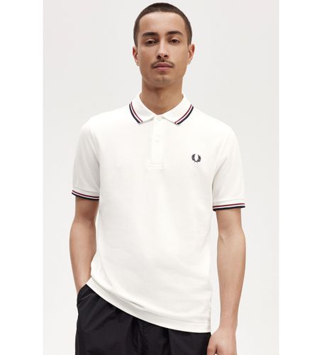 Til mænd. M3600 Poloshirt med piping (S), Casual, Bomuld, Korte ærmer - Fred Perry - Modalova