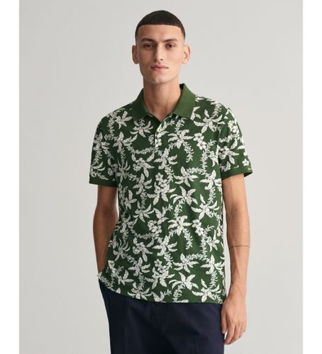 Til mænd. 2062038 Palm Lei Print piqué polo shirt (L), Casual, Bomuld, Korte ærmer - Gant - Modalova