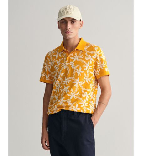 Til mænd. 2062038 Palm Lei Print piqué polo shirt (S), Casual, Bomuld, Korte ærmer - Gant - Modalova