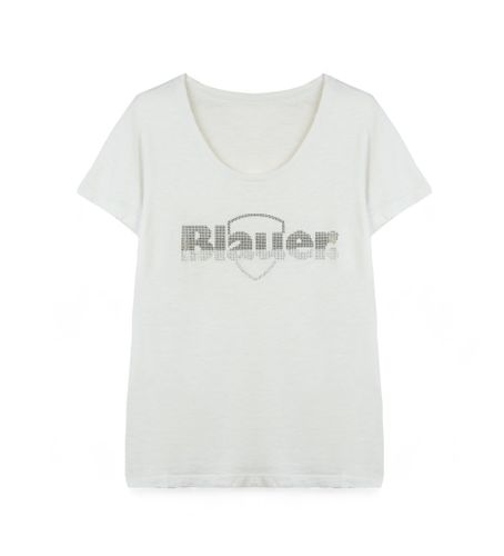 Til kvinder. 24SBLDH02335 Degradé T-shirt (L), Casual, Bomuld, Korte ærmer - Blauer - Modalova