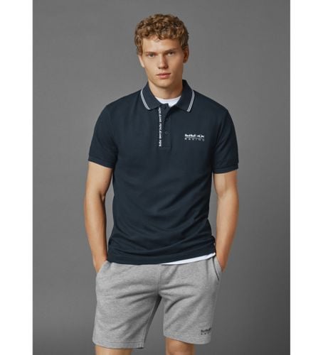 Til mænd. RM540001 Polo Rbr Tipped Logo navy (S), Casual, Bomuld, Korte ærmer, Blå - Red Bull Racing x Pepe Jeans - Modalova