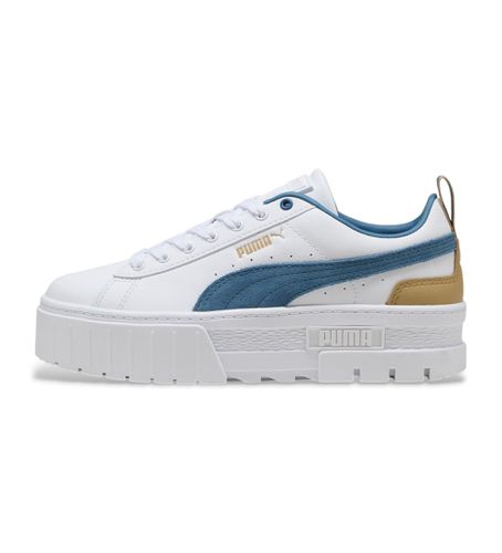 Til kvinder. 38198349 Mayze læder-sneakers , (36), Fast, 1-3 cm, Blonder, Casual - Puma - Modalova