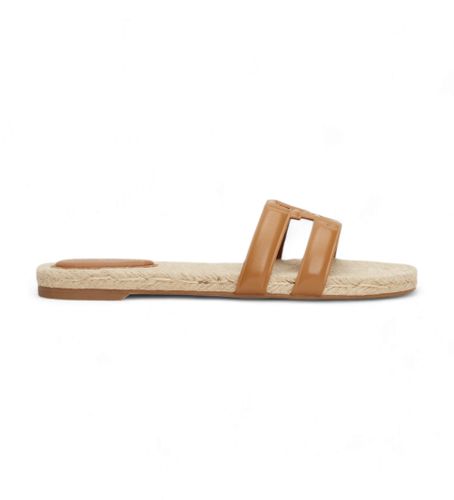 Til kvinder. FW0FW07928 Brune TH espadrillesandaler med monogram (36), , Fast, Ingen, Casual - Tommy Hilfiger - Modalova