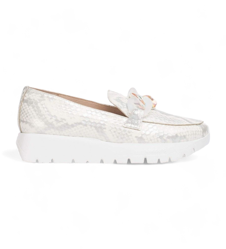 Til kvinder. A-2444_3839_6284 Rosegrå loafers i læder (36), , 1-3 cm, Ingen, Casual - Wonders - Modalova