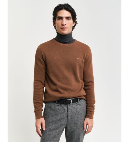 Til mænd. 8040521 Crewneck-sweater med rund hals i bomuldspibe (L), Casual - Gant - Modalova