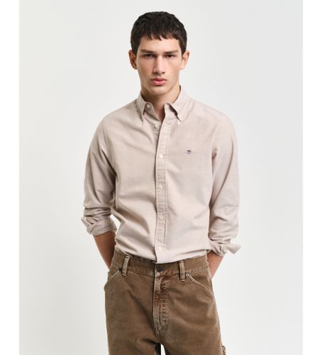 Til mænd. 3000202 Slim Fit Oxford-skjorte (L), Casual, Bomuld, Lange ærmer - Gant - Modalova