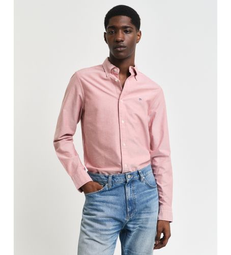 Til mænd. 3000202 Slim Fit Oxford-skjorte (L), Casual, Bomuld, Lange ærmer - Gant - Modalova