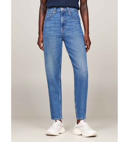 Til kvinder. DW0DW19245 Jeans Mom Uh Tpr Ch0130 (25/28), Casual, Denim, Økologisk bomuld, Bæredygtig - Tommy Jeans - Modalova