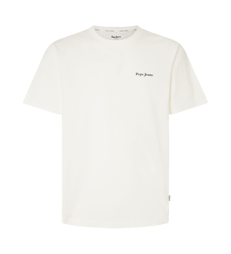 Til mænd. PM509712 T-shirt Axel C (S), Casual, Korte ærmer, Økologisk bomuld, Bæredygtig - Pepe Jeans - Modalova