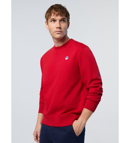 Til mænd. 691255 Sweatshirt med rødt logo (XS), Casual, Bomuld - North Sails - Modalova