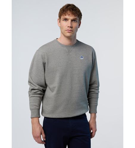 Til mænd. 691255 Sweatshirt med logo (XS), Casual, Grå, Bomuld - North Sails - Modalova