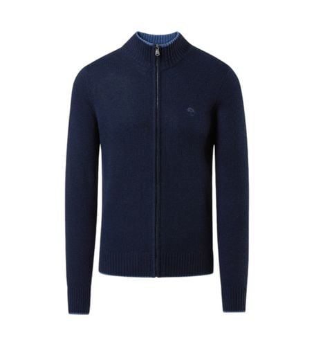 Til mænd. 699780 Pullover med fuld lynlås 7Gg navy (XS), Casual, Bomuld, Blå - North Sails - Modalova