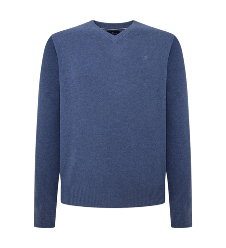 Til mænd. HM703240 pullover med V-hals (M), Casual, Bomuld - Hackett London - Modalova