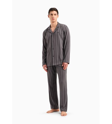 Til mænd. 112112_4F579 Pyjamas i printet micro-polar fleece (L), Afslappet, Polyester, Lange ærmer - Emporio Armani - Modalova