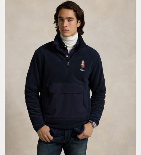 Til mænd. 710951649001 Bear Fleece Hybrid Polo Jacket navy (S), Casual, Polyester, Blå - Polo Ralph Lauren - Modalova