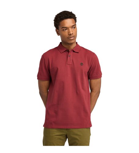 Til mænd. TB0A6VDP6001 Millers River kortærmet piqué polo shirt (S), Casual, Korte ærmer, Økologisk bomuld, Bæredygtig - Timberland - Modalova