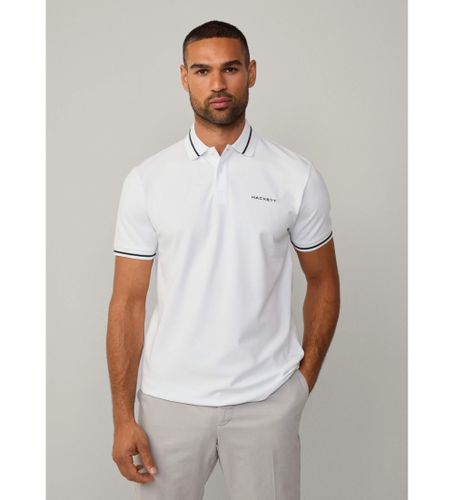 Til mænd. HM563397 HS Tipped polo shirt (S), Casual, Bomuld, Korte ærmer - Hackett London - Modalova