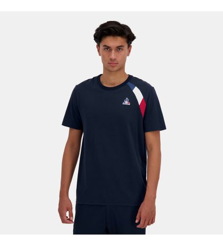 Til mænd. 2510033 T-shirt med logo, (L), Casual, Bomuld, Korte ærmer - Le Coq Sportif - Modalova