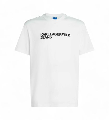 Til mænd. A1M17002 T-shirt med logo (S), Casual, Korte ærmer, Økologisk bomuld - Karl Lagerfeld - Modalova