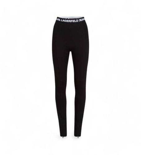 Til kvinder. A1W10060 Leggings med logo, (XS), Casual, Viscose - Karl Lagerfeld - Modalova