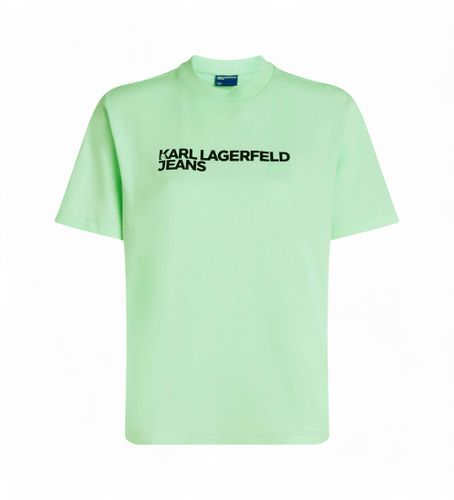 Til kvinder. A1W17005 logo-T-shirt (XS), Casual, Bomuld, Korte ærmer - Karl Lagerfeld - Modalova