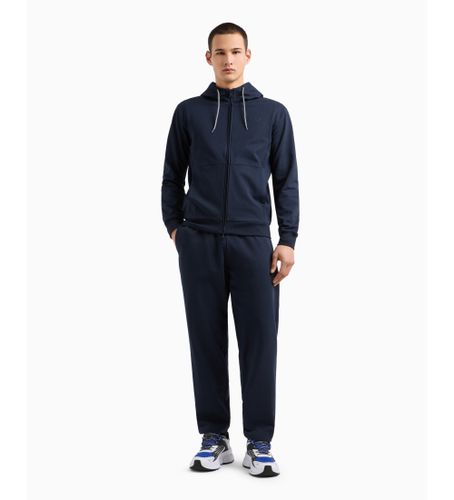 Til mænd. 7M000236_AF13512 Synlig træningsdragt i bomuld med hætte (3XL), Casual, Sport, Multisport, Lange ærmer - EA7 - Modalova